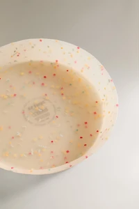 CHILDREN'S CONFETTI SILICONE PLATE