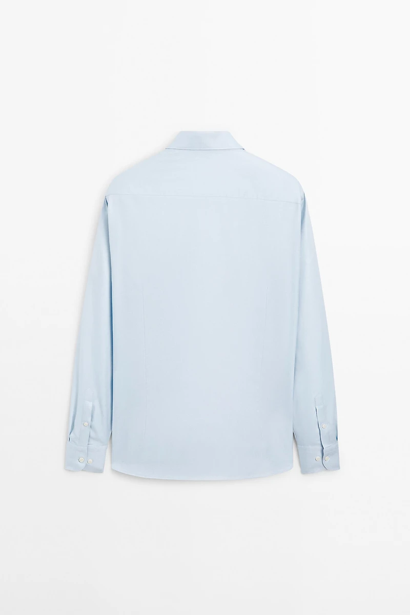 Slim fit 100% cotton Oxford shirt