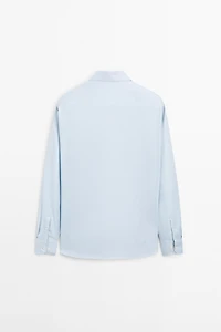 Slim fit 100% cotton Oxford shirt