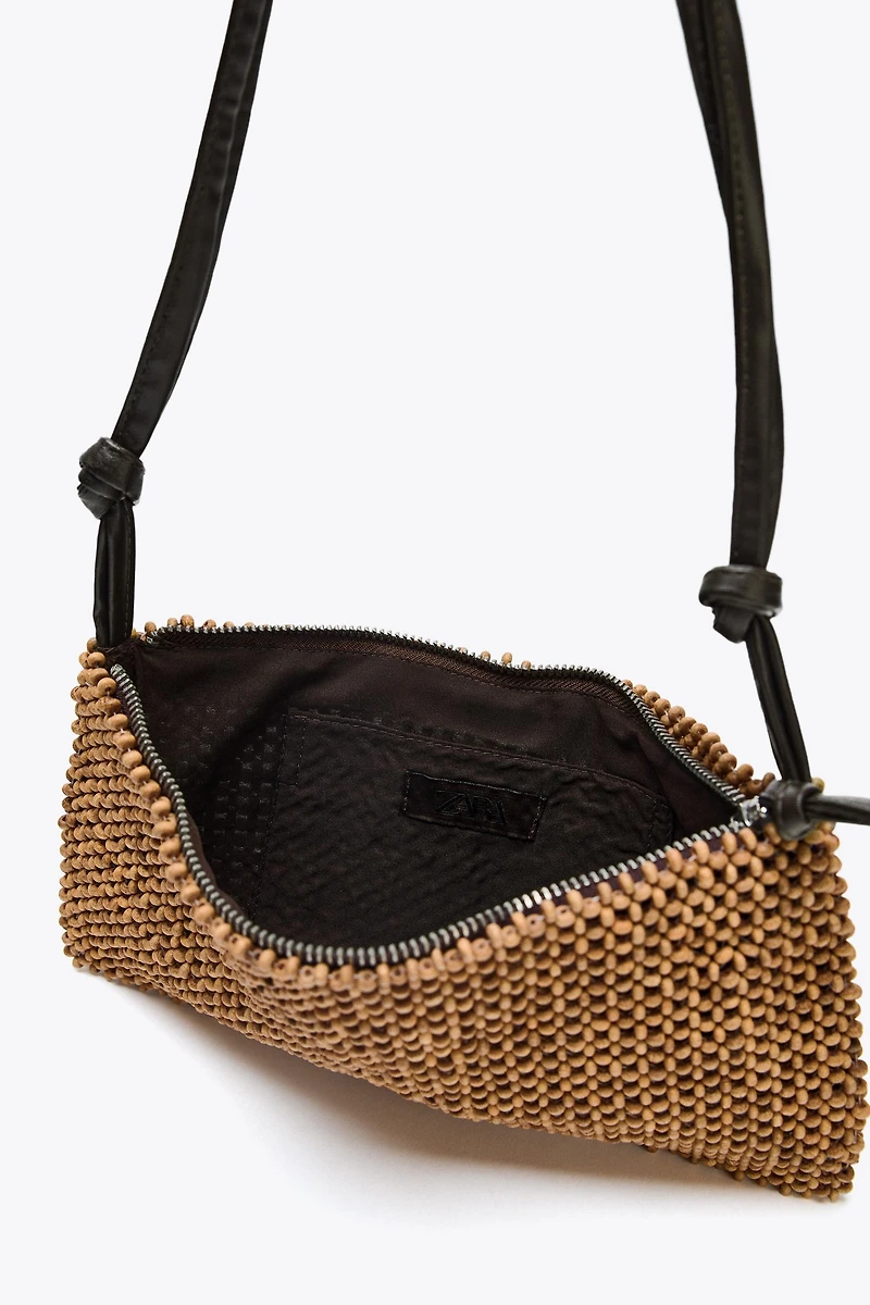 BEADED SHOULDER BAG