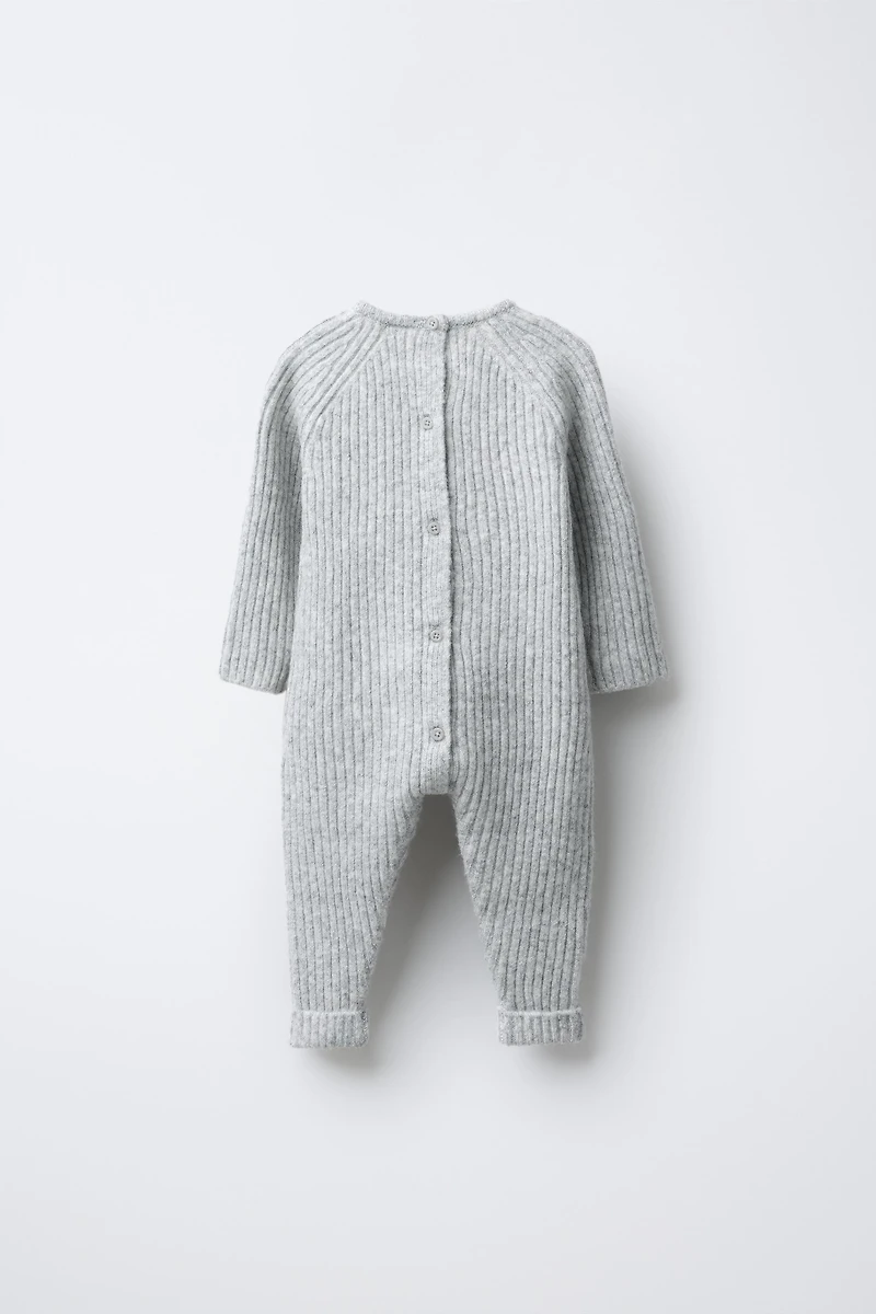 RIBBED KNIT JUMPSUIT