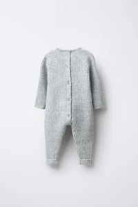 RIBBED KNIT JUMPSUIT