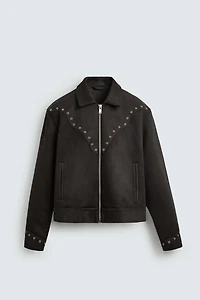 FAUX SUEDE JACKET