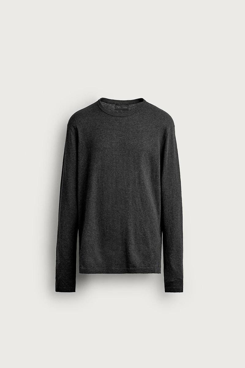 PULL REGULAR FIT COTON - CACHEMIRE