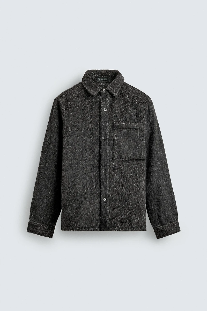 FAUX FUR OVERSHIRT