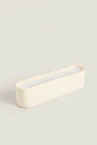 BOUGIE DÉCORATIVE ALLONGÉE EN CÉRAMIQUE