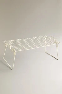 FOLDABLE LACQUERED METAL RACK