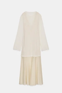 LONG COMBINATION DRESS