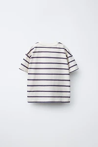 PUKAS SURF LOGO STRIPED T-SHIRT