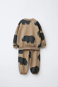 RHINO SWEATSHIRT AND JOGGER SET