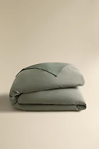 STRIPED COTTON DUVET COVER