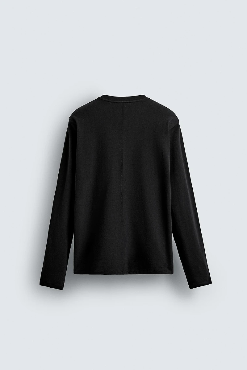 LONG SLEEVE SEAM T-SHIRT