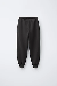REFLECTIVE TEXT SPORTY JOGGER PANTS