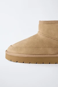 LINED ANKLE BOOTS