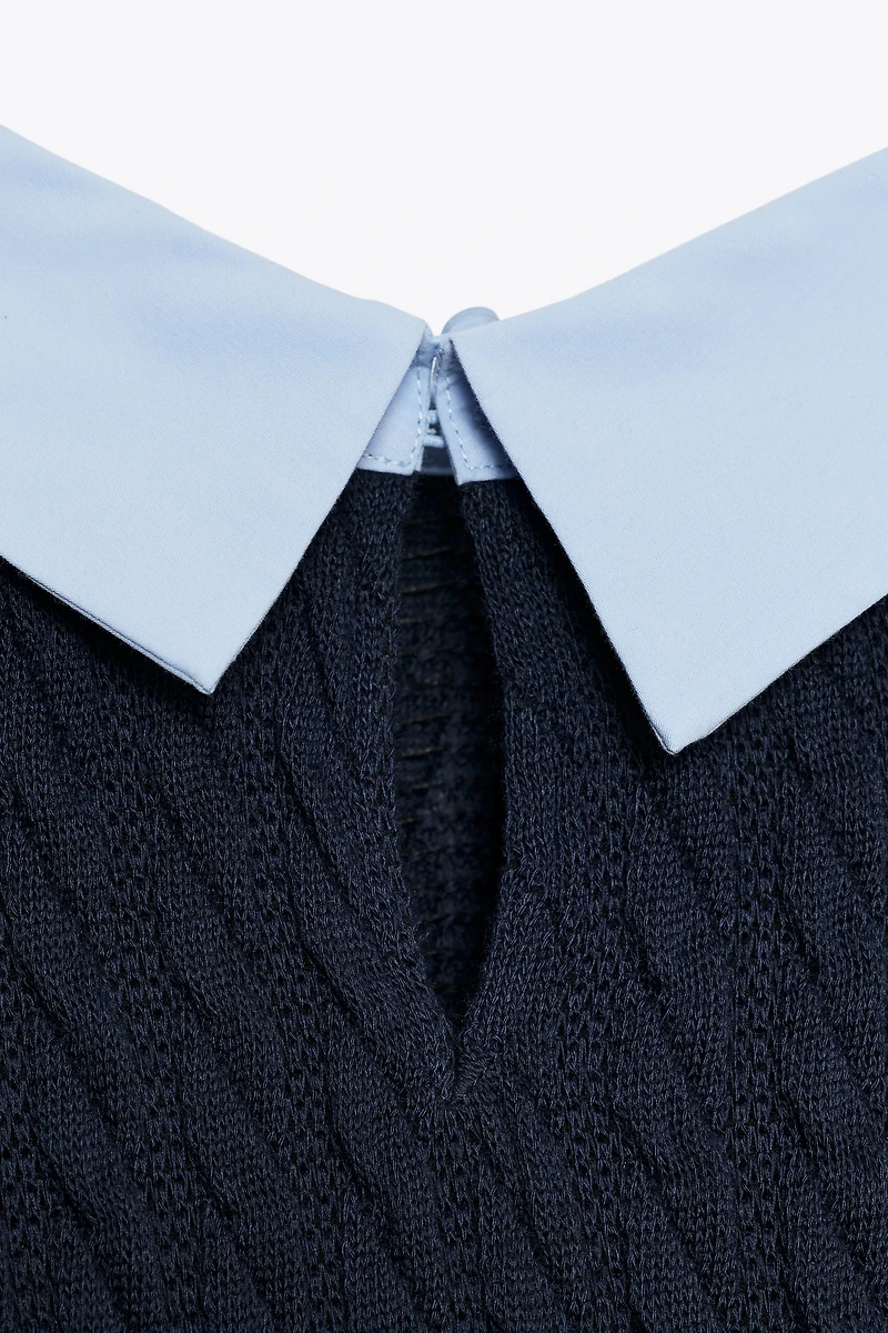 POPLIN MIXED SHIRT