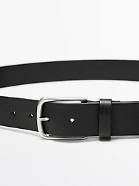 Nappa leather belt
