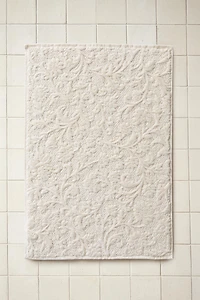 FLORAL JACQUARD BATH MAT
