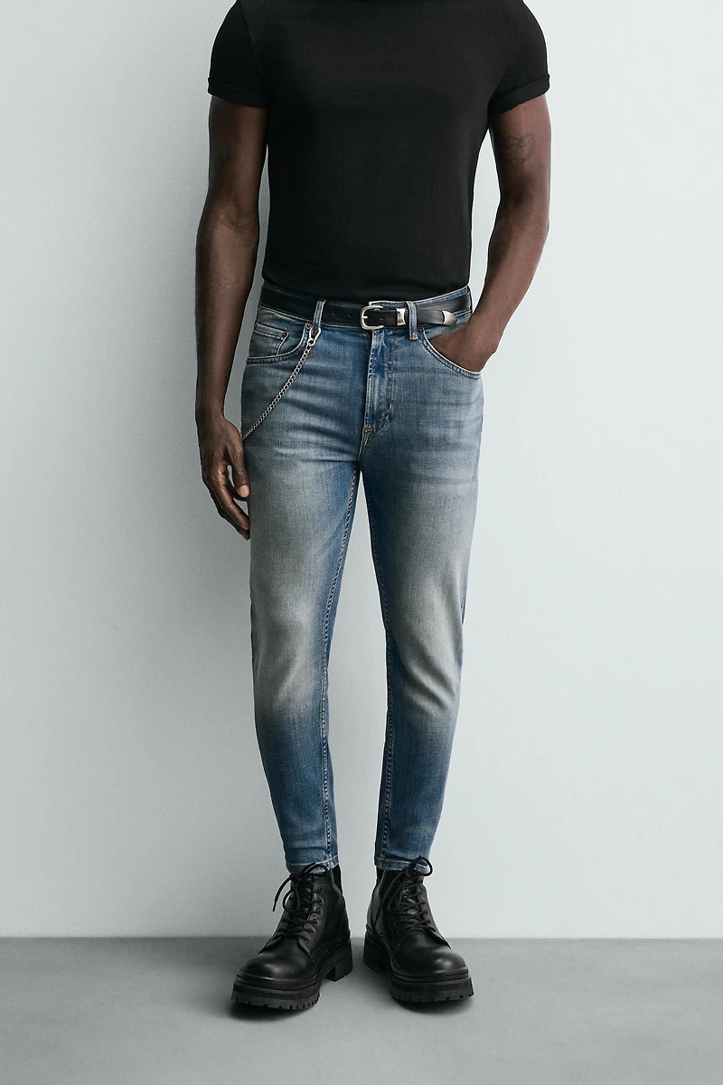 SKINNY CROPPED FIT JEANS