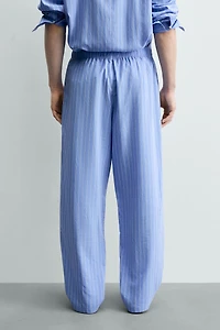 REGULAR FIT STRIPED PANTS