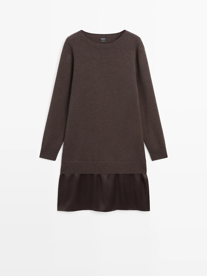 Robe pull 100 % cachemire