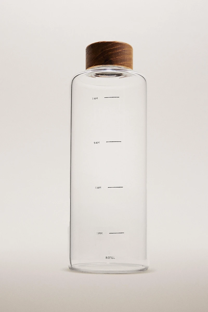 BOUTEILLE BOROSILICATE CHÊNE