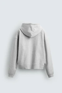 SWEAT HOODIE BOXY FIT ZIPPÉ