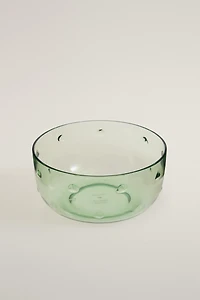 ACRYLIC BOWL WITH DOTS