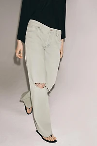 JEAN ZW COLLECTION RELAXED TAILLE BASSE DÉCHIRÉ