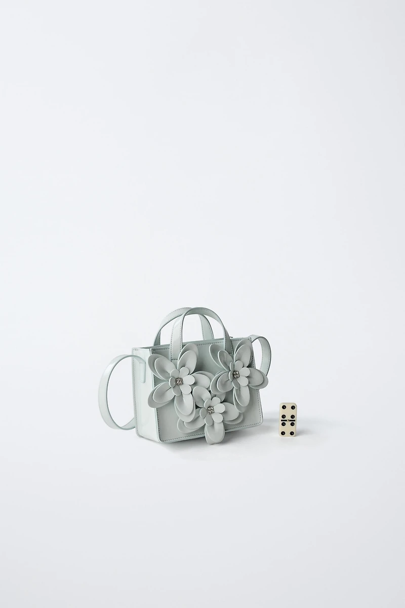 3D FLOWER CROSSBODY BAG