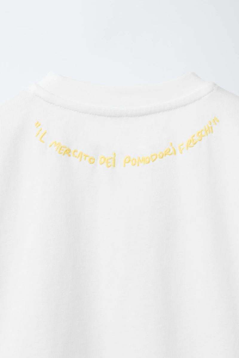 T-SHIRT À PIÈCE CITRONS