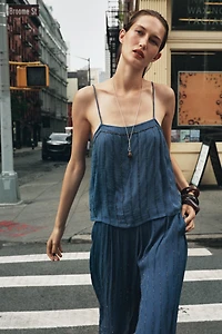 BEADED STRAPPY TOP