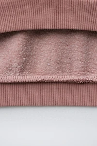 TEXT PRINT SWEATSHIRT