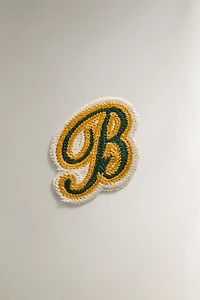COTTON LETTER B PATCH