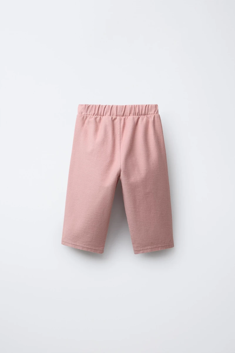 TWILL BUTTON PANTS