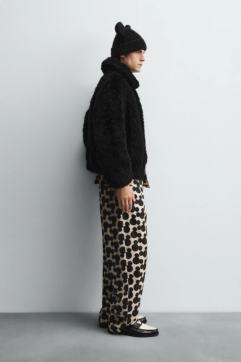 VESTE EFFET FOURRURE HARRY LAMBERT FOR ZARA X DISNEY