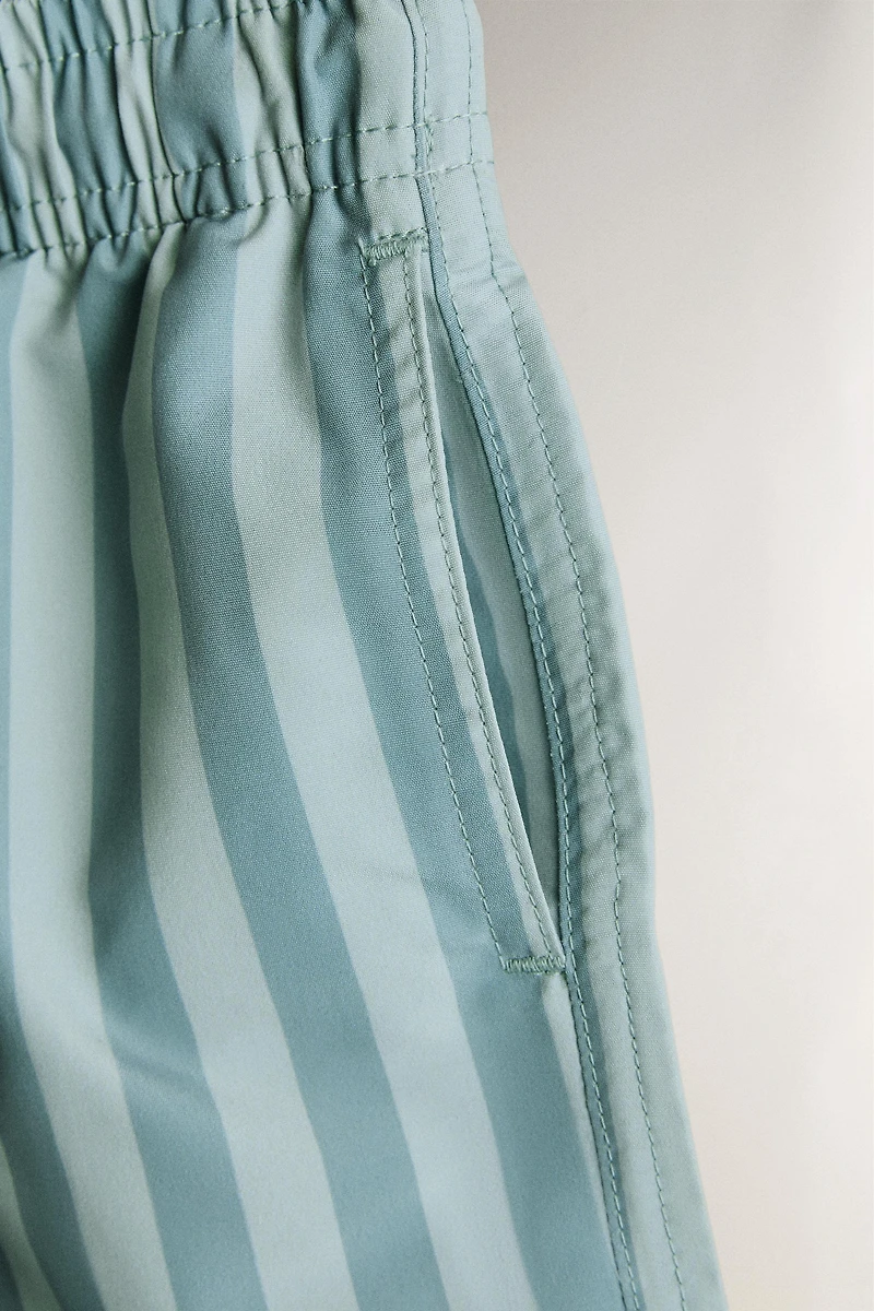KIDS' STRIPED BEACH SWIMSUIT