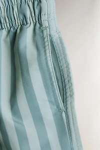 KIDS' STRIPED BEACH SWIMSUIT