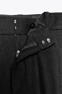 PANTALON MÉLANGE LIN BOUCLE ZW COLLECTION