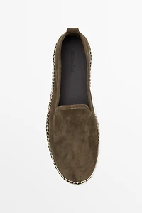 Leather espadrilles