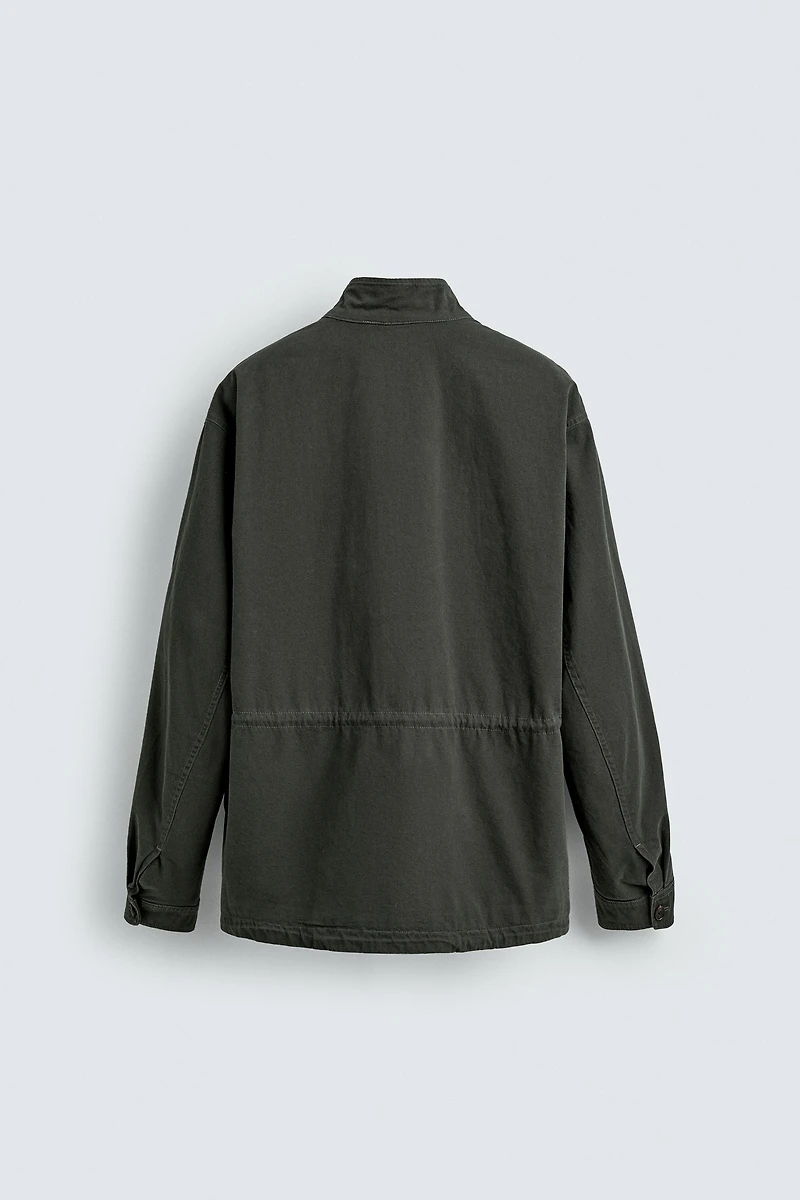 BLOUSON LAVÉ POCHES UTILITY