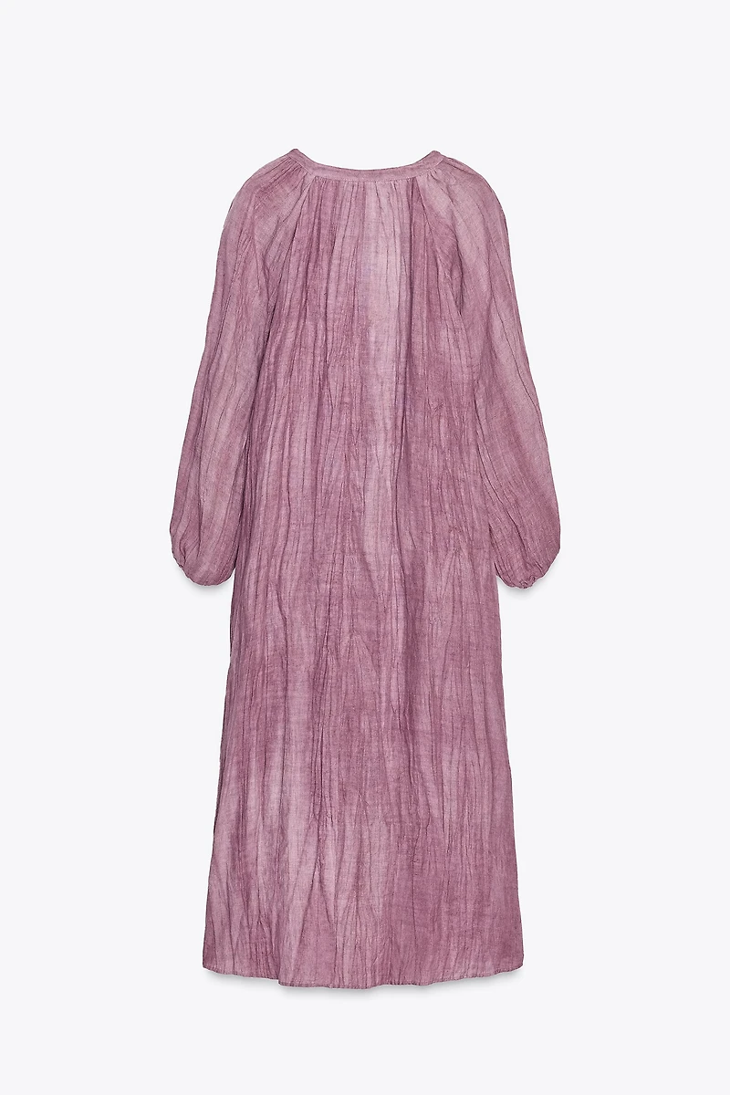 ROBE TUNIQUE EN LIN TIE DYE ZW COLLECTION