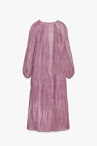 ROBE TUNIQUE EN LIN TIE DYE ZW COLLECTION