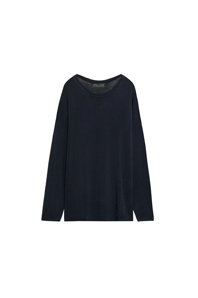 OVERSIZED FINE KNIT JUMPER