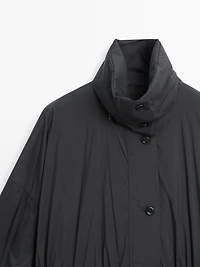 Technical fabric parka