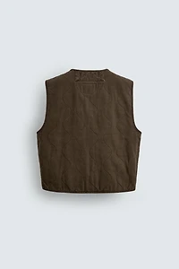 STITCHED PUFFER VEST