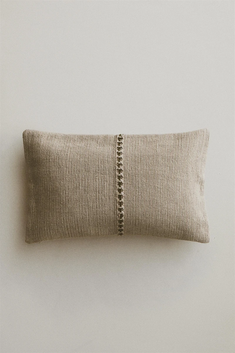 BRAIDED THROW PILLOW COVER