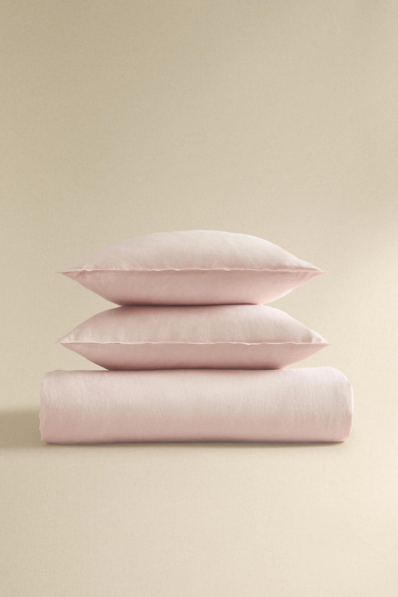 WASHED LINEN DUVET COVER (140 GXM²)