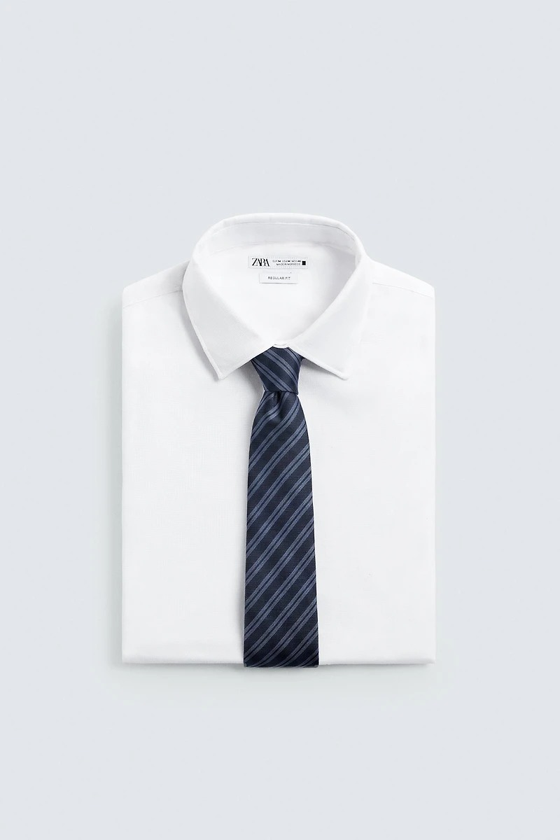 100% SILK STRIPED TIE