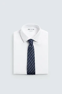 100% SILK STRIPED TIE