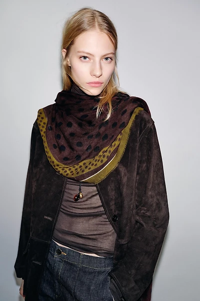 FOULARD À IMPRIMÉ POIS